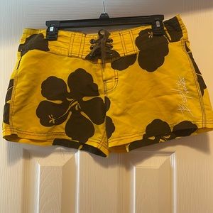 Womens swim shorts size medium